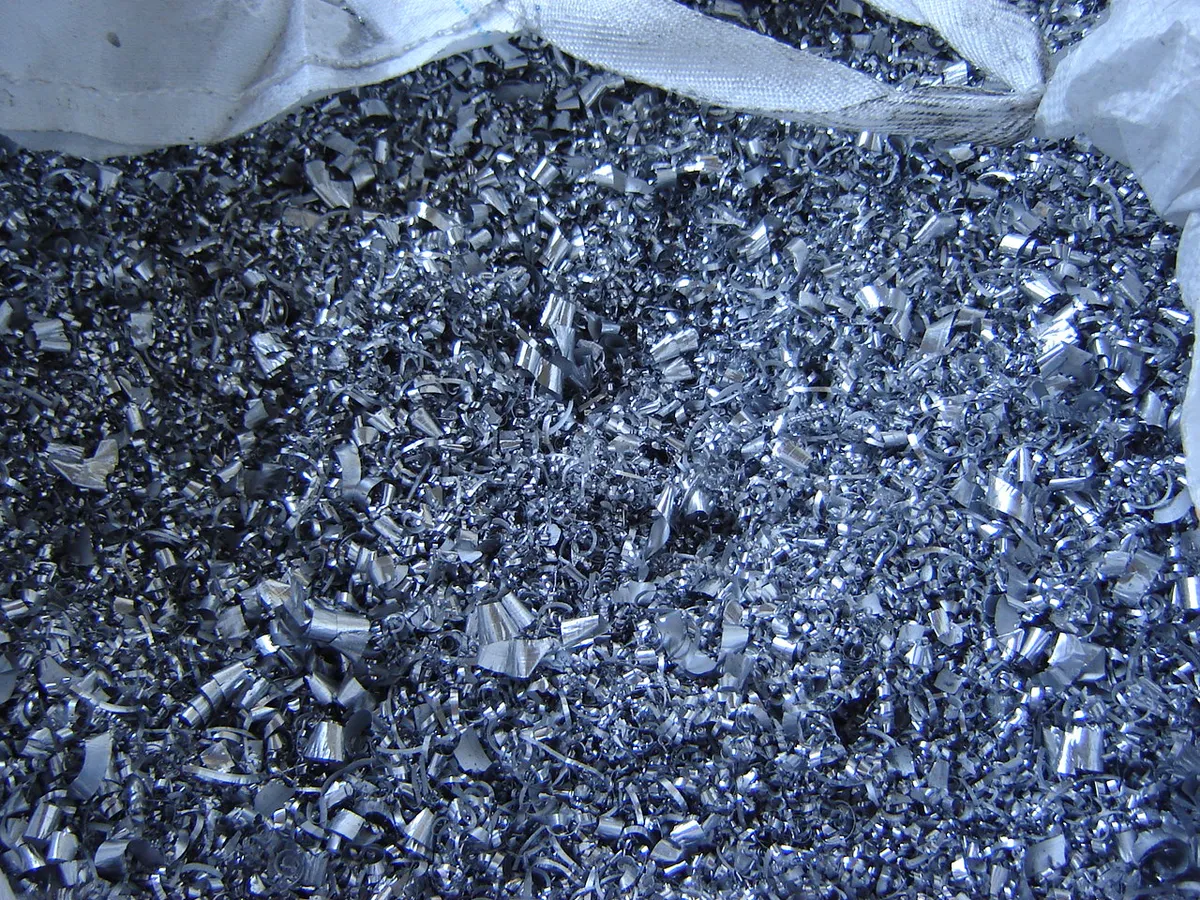 Aluminum scrap for recycling and analysis